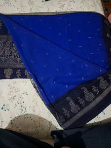 Navy Blue Chiffon Saree
