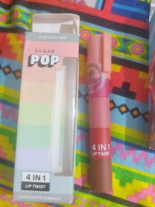 Combo Of Sugar  Pop 4 In 1 Lip colour And Lipstick