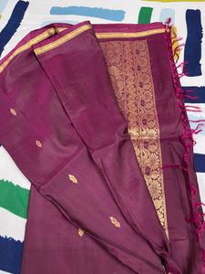 Purple Pure Silk Kanchivaram Saree