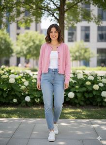 Pink Cardigan