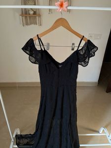 OFF SHOULDER  BLACK MAXI DRESS
