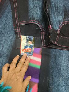 Embroidered Bell Bottom Jeans