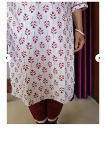 Printed Kurta New 3 Peice Set Size 42