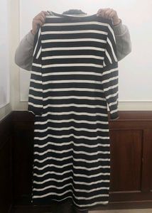 Black &amp; White Stright Dress