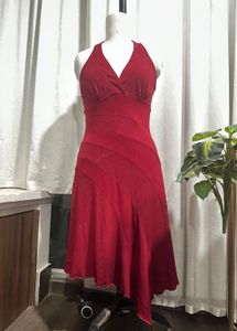 Red Halter Dress