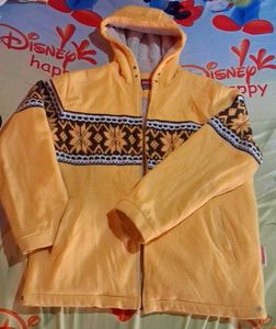 Cozy Yellow Hooded Jacket