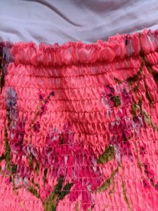 Pink Streachable Top