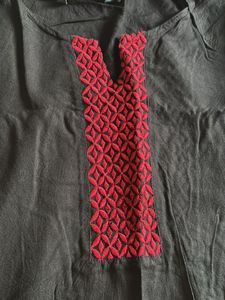 Elegant Black Kurta