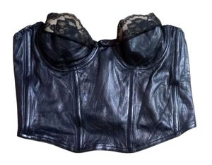 Black Lace Corset Top