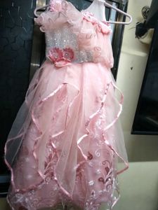 Pink Flower Girl Dress gown my daughter size issue