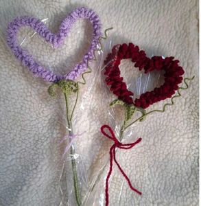 Crochet Heart Shaped Bouquet – Handmade with Love