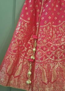 silk lahnga- choli -dupatta