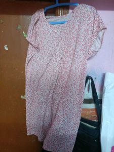 Floral Print T-Shirt Dress