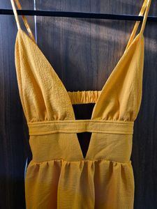 Mustard Mini Sundress