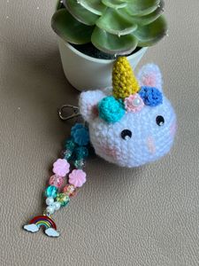 Handmade Unicorn Keychain