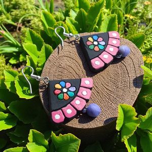 Unique Handmade Terracotta Jewelry Set