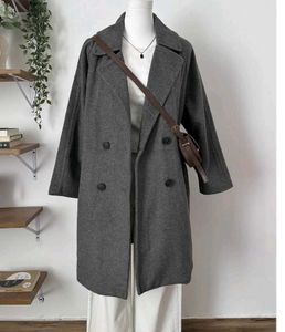 Elegant Grey Trench Coat