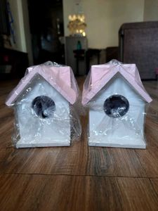 Brand New Wooden Bird House (Set of 2)