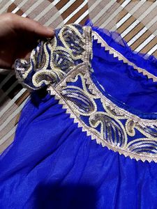 Navy Blue Color Frock Very Cute And Good