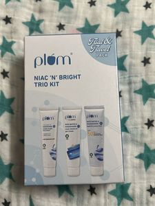 Sealed Plum niacinamide And Bright Trio Kit