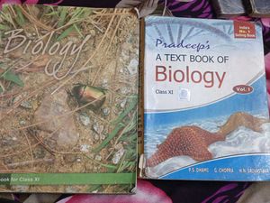 Ncert Biology And Pradeep's Textbook For Class11th