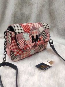 MK Patchwork Crossbody Bag