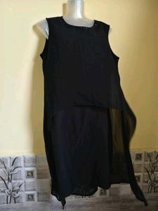 Black Sheer Layer Dress Large/ XL Size
