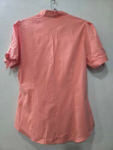 Peach Shirt Marks &amp; Spencer