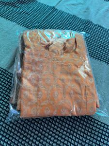 Peach Punjabi Stiched Salwar Suit