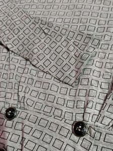 Patterned Grey Crop Top