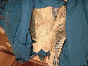 Elegant Teal Embellished Dress