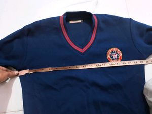 Stylish School Blue Sweater