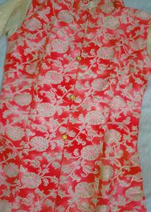 Floral Print Banarasi Dress