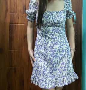 Floral Print Mini Dress