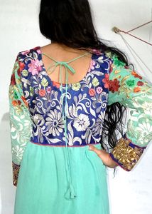 Embroidery Work Trend Frock