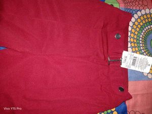 Maroon Flared Leg Pants