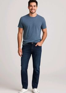 Dark Blue Denim Jeans