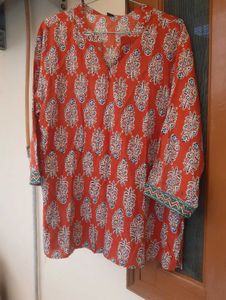 Mandarin paisley tunic 💕