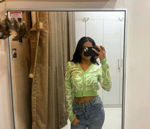 Swirly Green 🟢 Cardigan