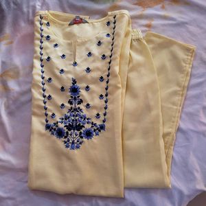 Embroidered Kurta Set