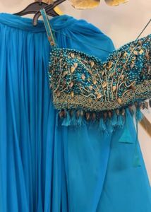 Blue Lehenga Choli Set