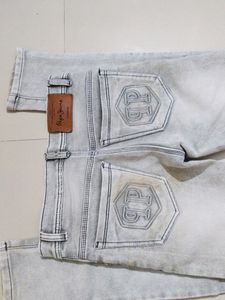 Grey Colour Jeans