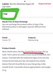 Lakme Absolute lipstick Shade 09