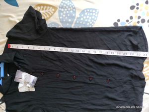 Black Shirt - 34 Bust, S size