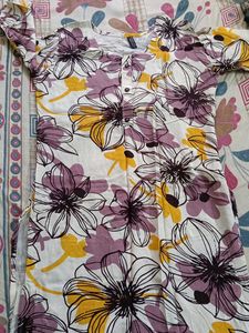 Floral Print Kurta