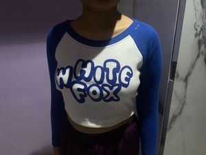 White Fox Crop Top