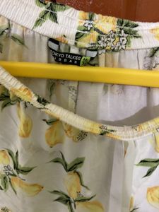 Lemon Print Shirt and short set