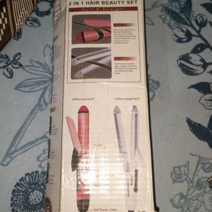 2-in-1 Hair Curler & Straightener