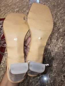 Clear Strap Heels