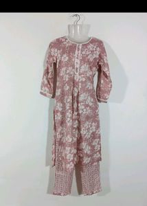 Green Multicolored Kurta Set
